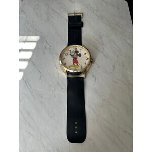Vintage Mickey Mouse 37" Wrist Wall Watch Clock Disney Welby By Elgin black
